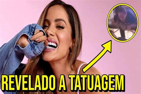 tatuagem de anita no anus|Anitta explica a história por trás da tatuagem íntima